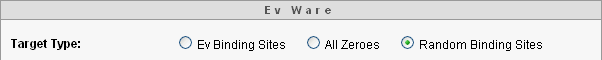 Target Type: Random Binding Sites - Ev Ware