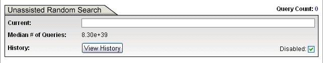 Unassisted Random Search - Weasel Ware Evolution Simulation